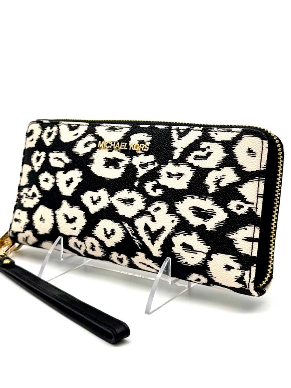 Michael Kors Large Continental Wallet - Black Multi